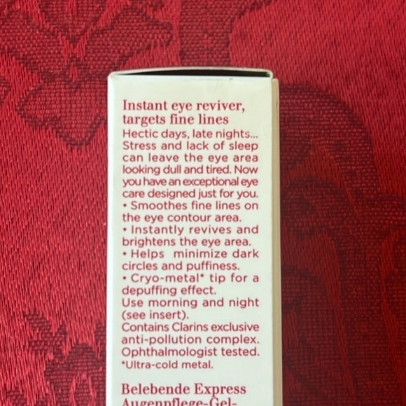 Brand New Clarins Multi-Active Yeux Instant Eye Reviver Fine Lines Eye Cream - Picture 6 of 11